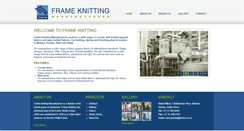 Desktop Screenshot of frameknitting.co.za